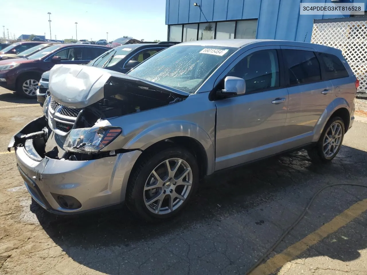 2019 Dodge Journey Gt VIN: 3C4PDDEG3KT816528 Lot: 69015484