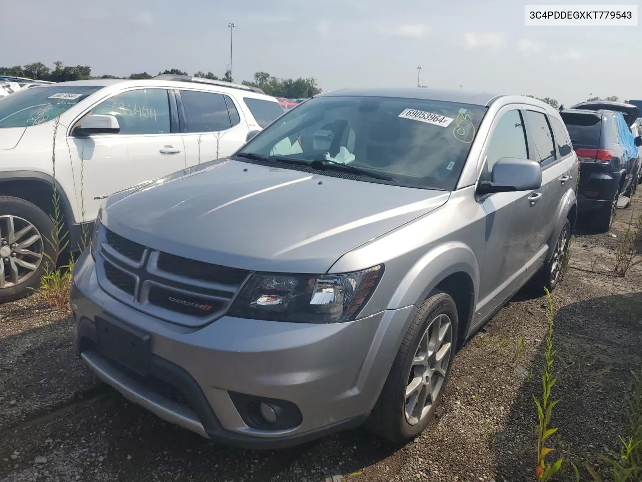 2019 Dodge Journey Gt VIN: 3C4PDDEGXKT779543 Lot: 69053964