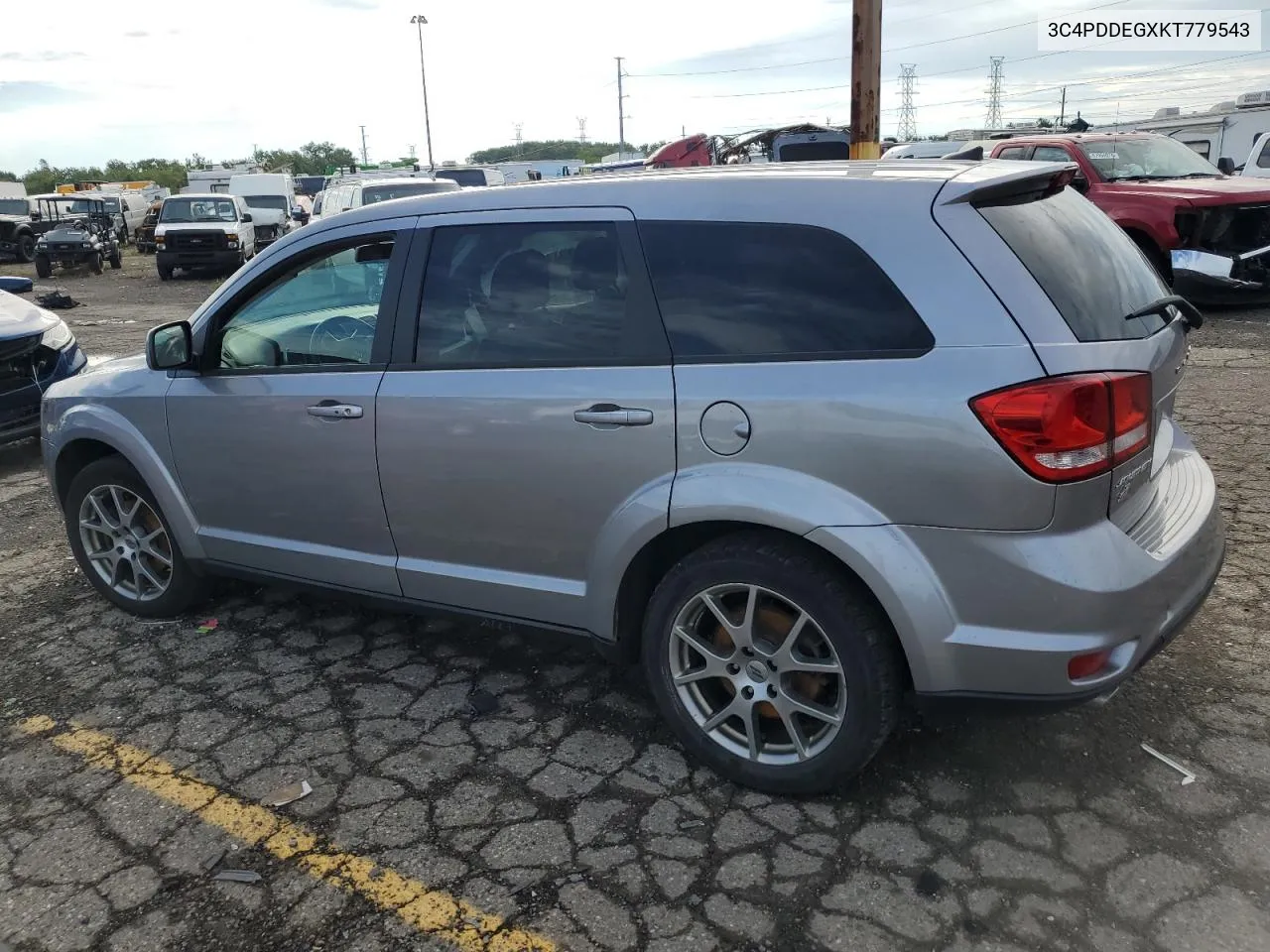 2019 Dodge Journey Gt VIN: 3C4PDDEGXKT779543 Lot: 69053964