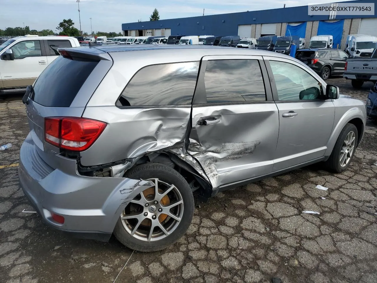 2019 Dodge Journey Gt VIN: 3C4PDDEGXKT779543 Lot: 69053964