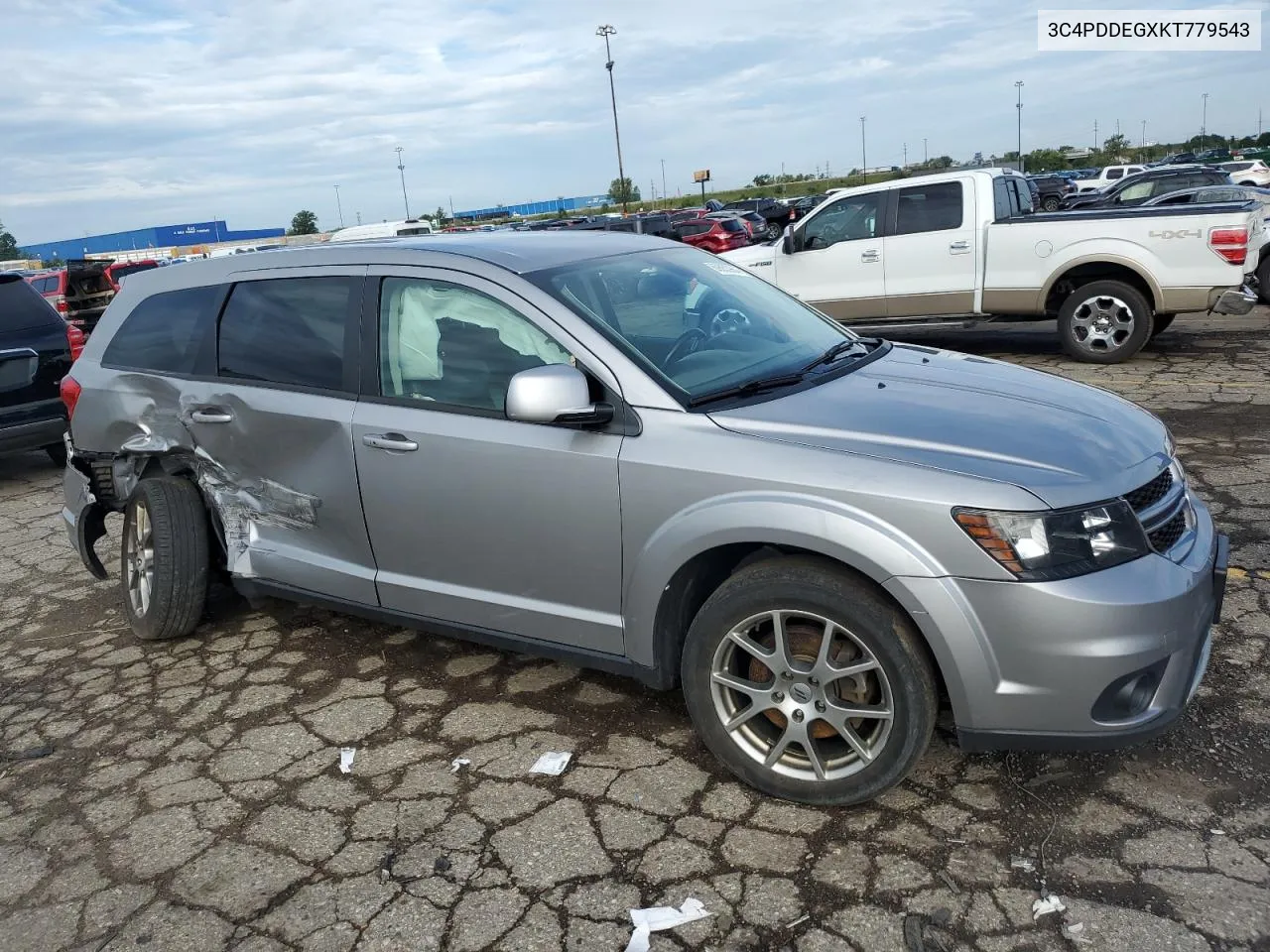 2019 Dodge Journey Gt VIN: 3C4PDDEGXKT779543 Lot: 69053964