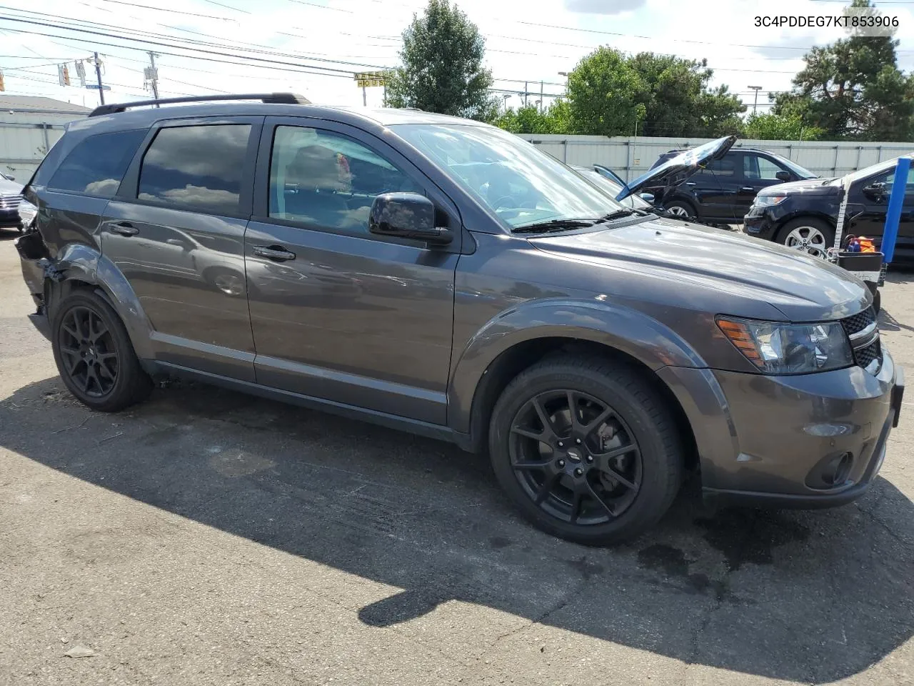 2019 Dodge Journey Gt VIN: 3C4PDDEG7KT853906 Lot: 69269904