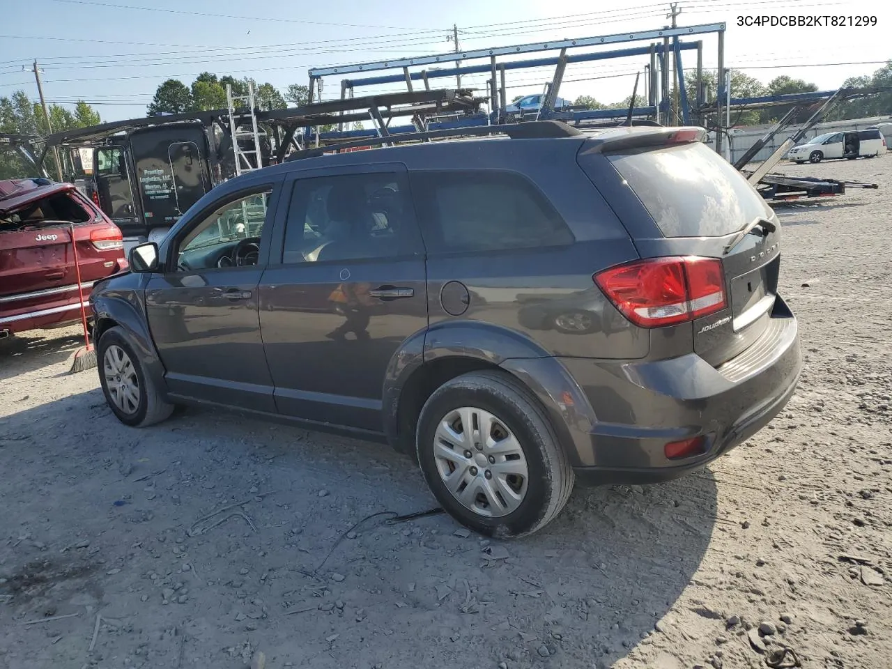 2019 Dodge Journey Se VIN: 3C4PDCBB2KT821299 Lot: 69316674