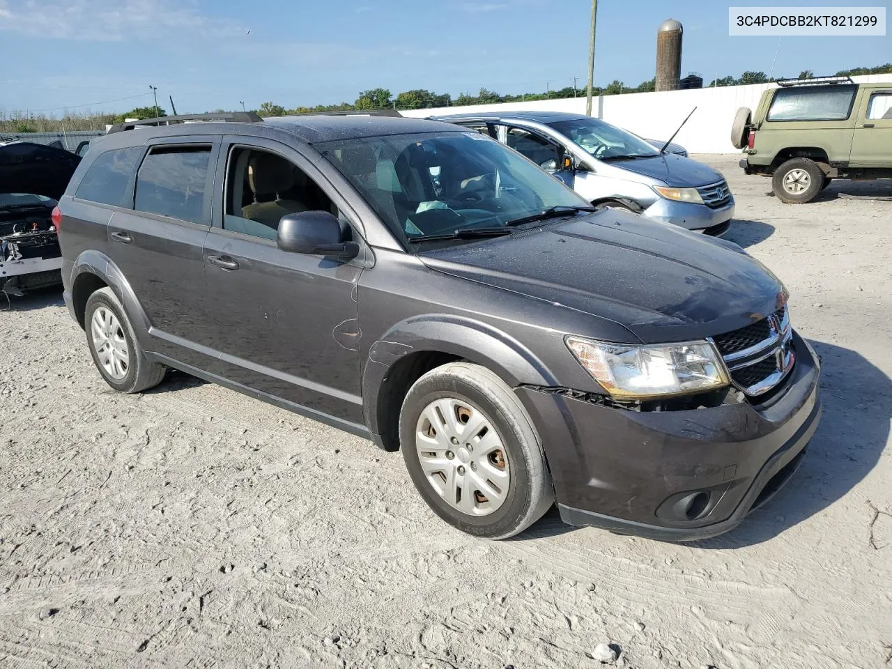 3C4PDCBB2KT821299 2019 Dodge Journey Se