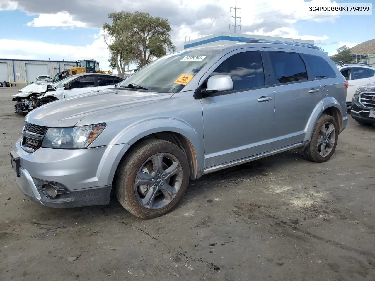 2019 Dodge Journey Crossroad VIN: 3C4PDDGG0KT794999 Lot: 69339284