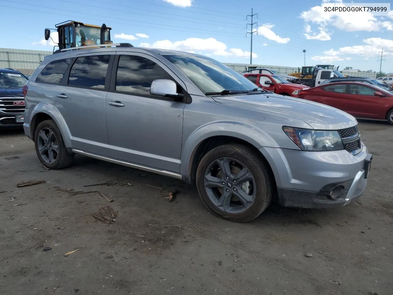 2019 Dodge Journey Crossroad VIN: 3C4PDDGG0KT794999 Lot: 69339284