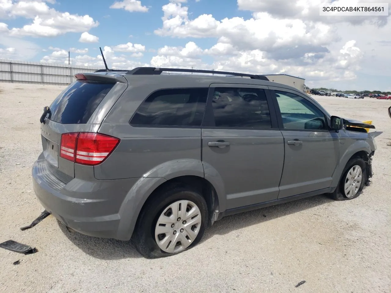 2019 Dodge Journey Se VIN: 3C4PDCAB4KT864561 Lot: 69377314