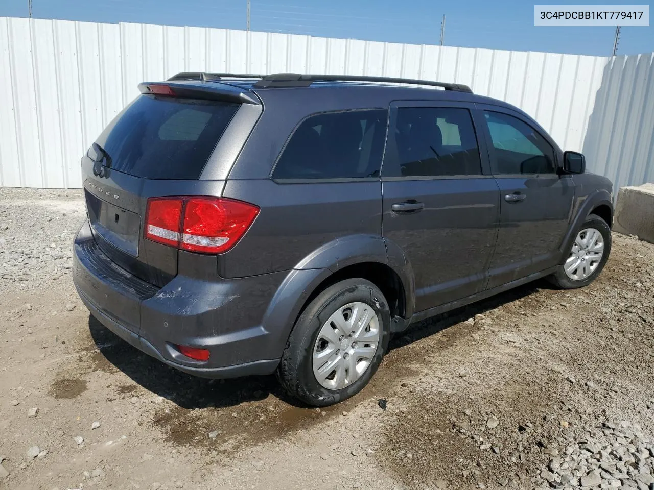 2019 Dodge Journey Se VIN: 3C4PDCBB1KT779417 Lot: 69808514