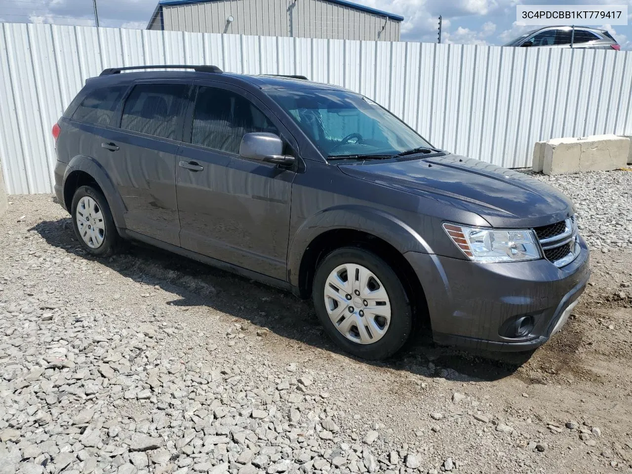 2019 Dodge Journey Se VIN: 3C4PDCBB1KT779417 Lot: 69808514