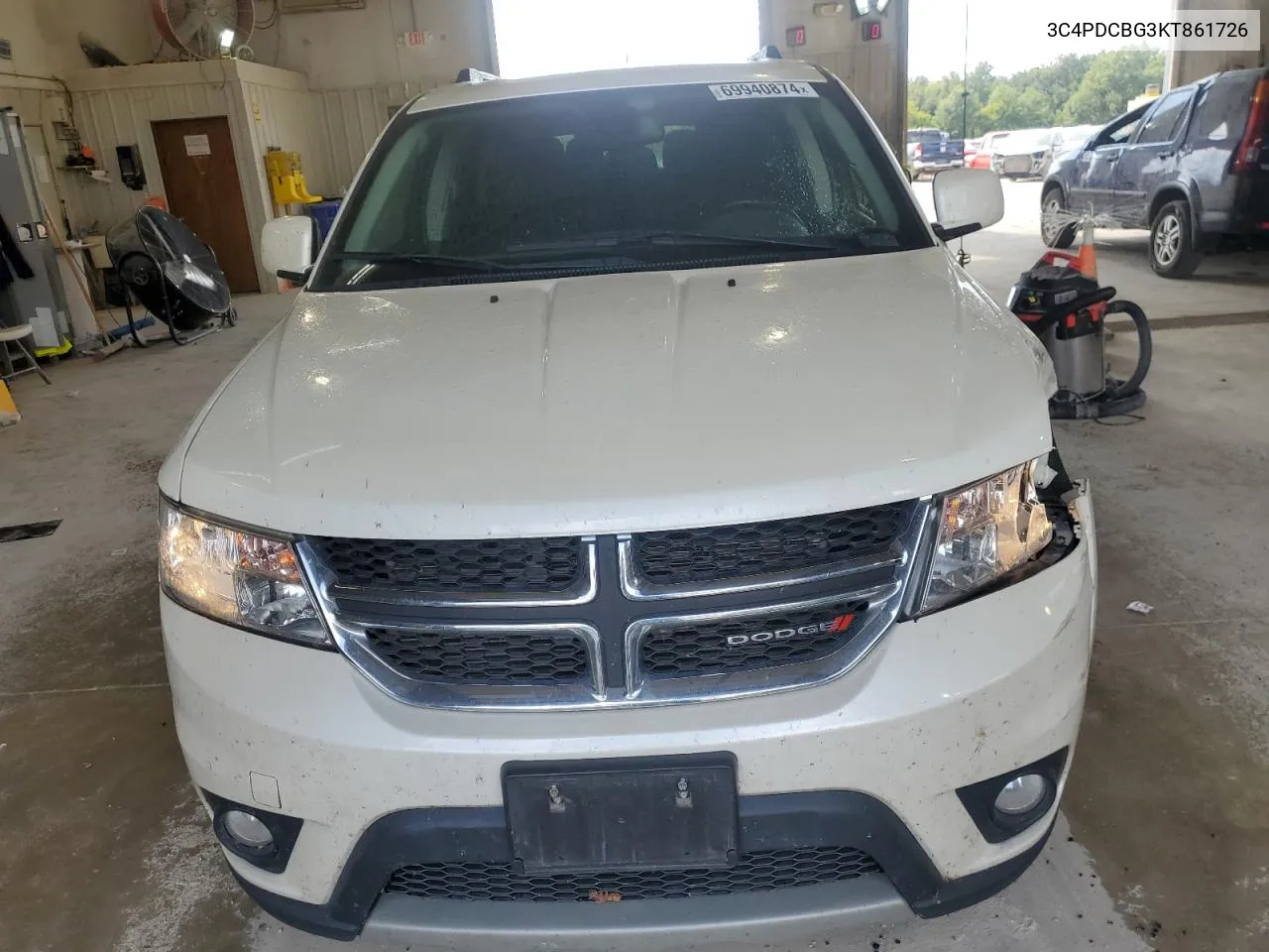 2019 Dodge Journey Se VIN: 3C4PDCBG3KT861726 Lot: 69940874