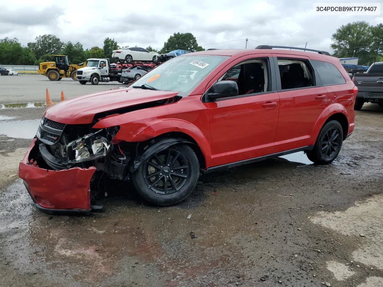 2019 Dodge Journey Se VIN: 3C4PDCBB9KT779407 Lot: 69941894