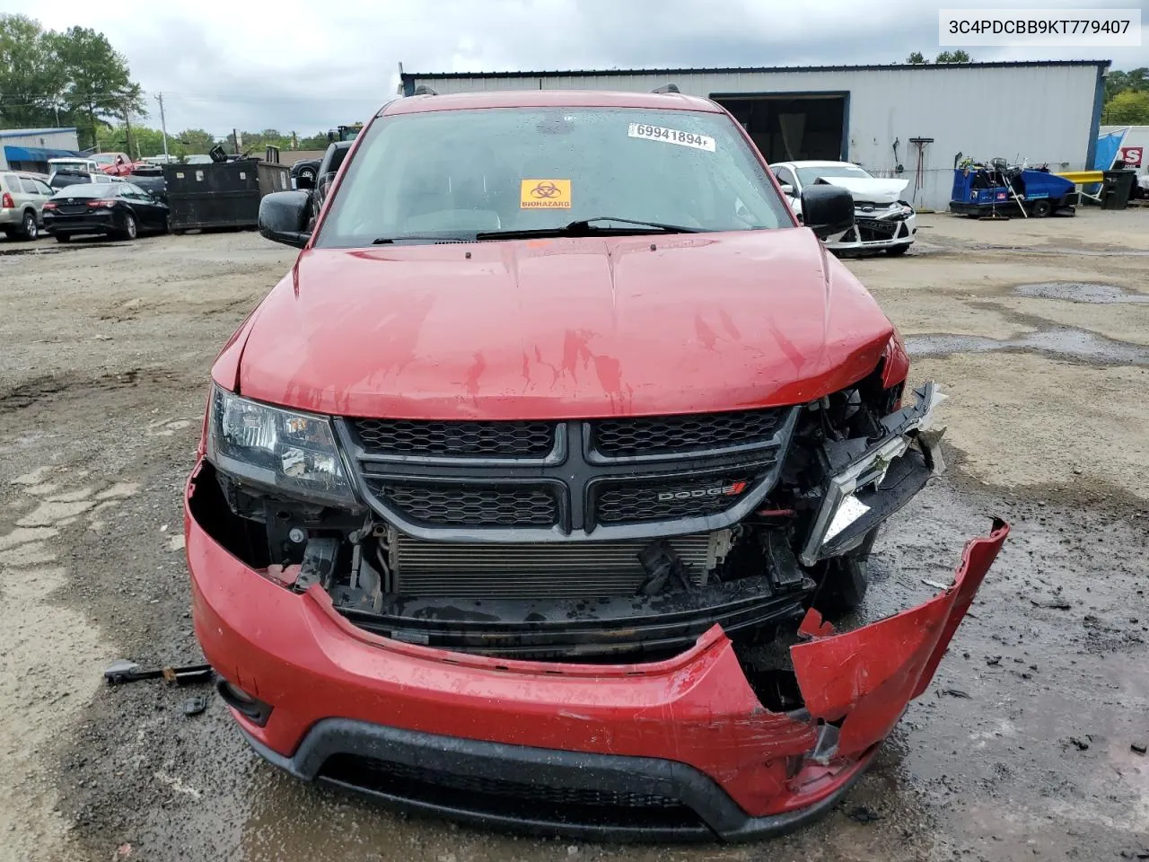 2019 Dodge Journey Se VIN: 3C4PDCBB9KT779407 Lot: 69941894