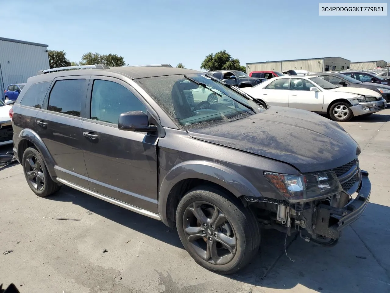 3C4PDDGG3KT779851 2019 Dodge Journey Crossroad