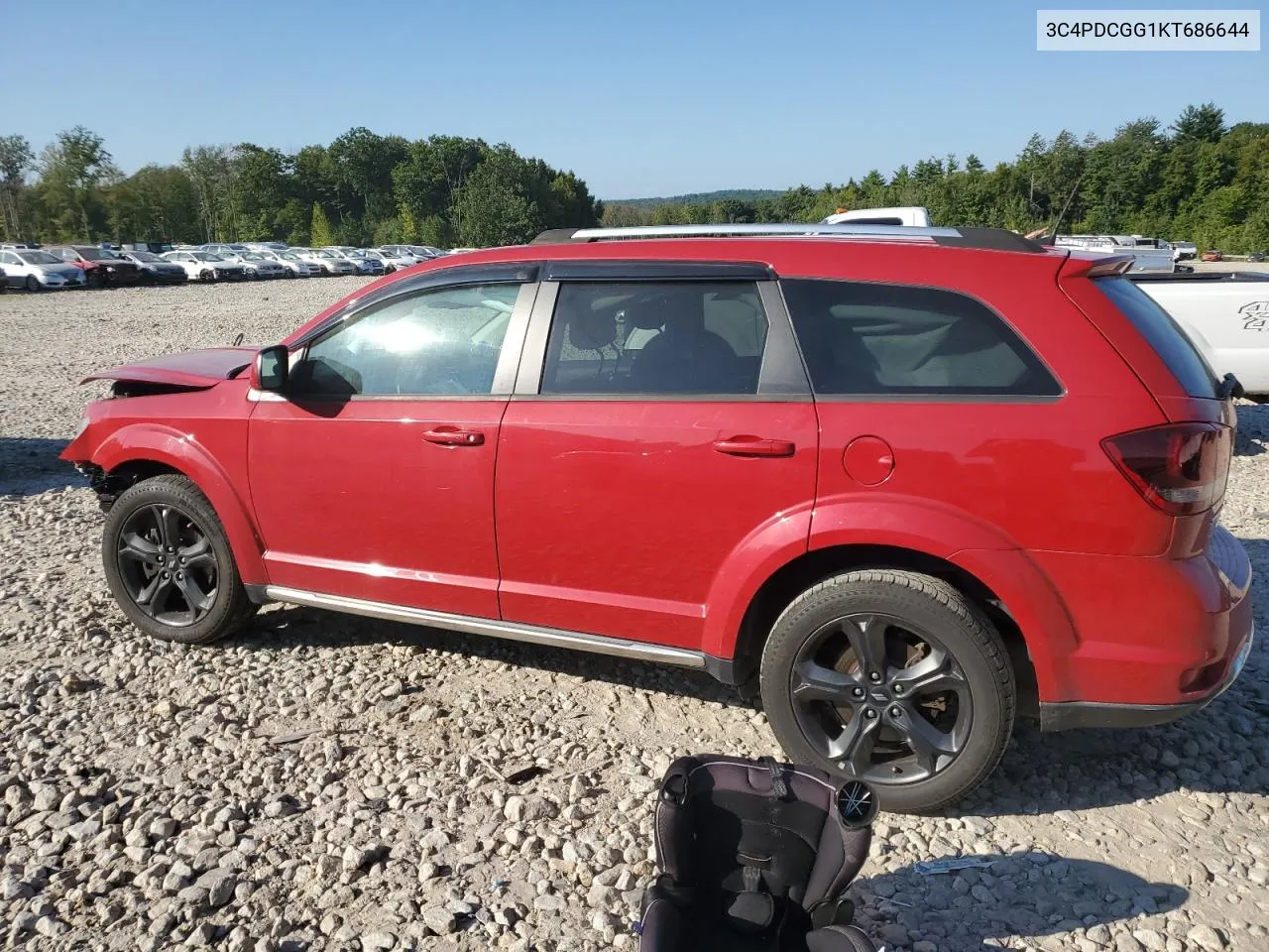 2019 Dodge Journey Crossroad VIN: 3C4PDCGG1KT686644 Lot: 70073404