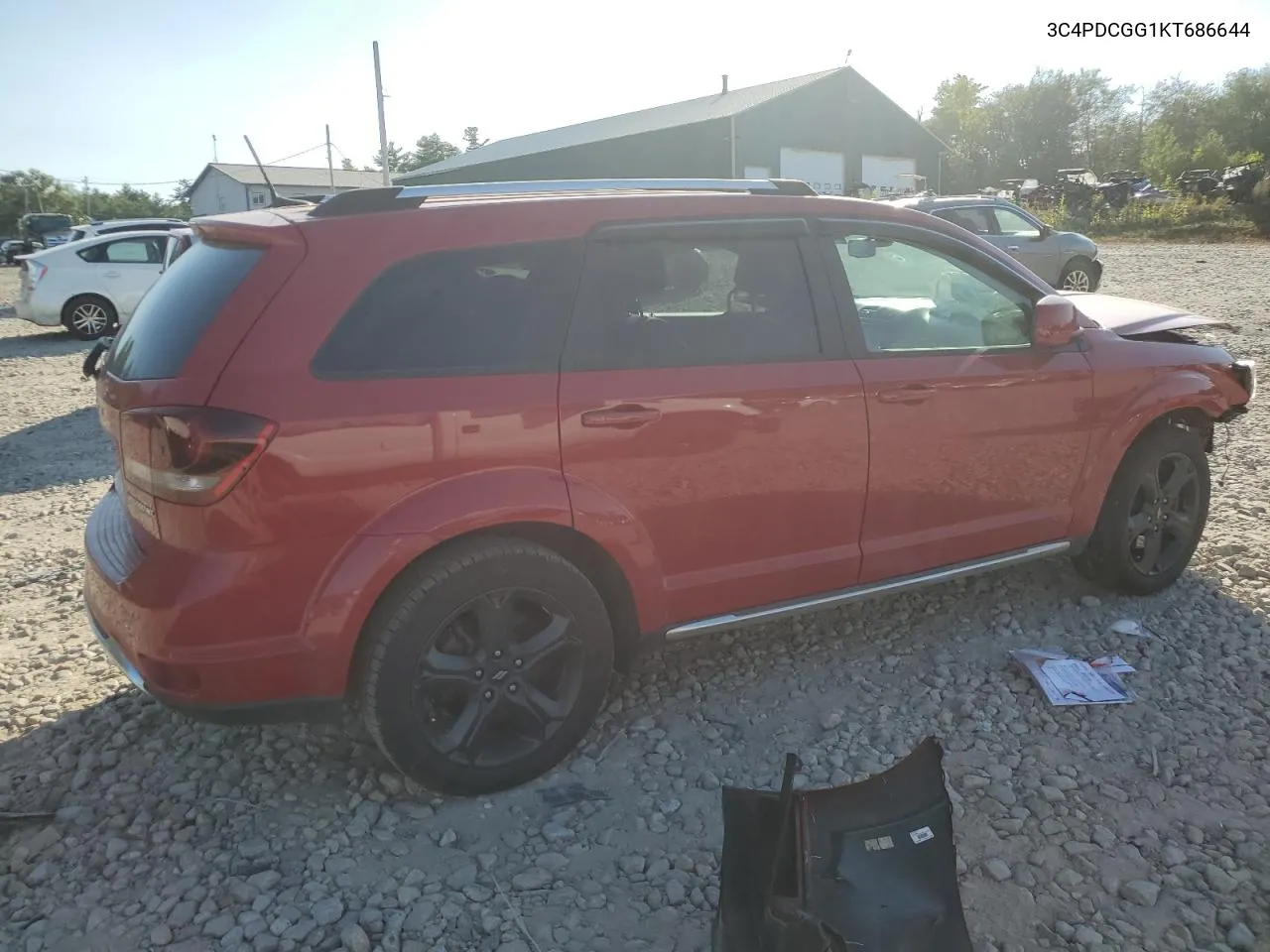 2019 Dodge Journey Crossroad VIN: 3C4PDCGG1KT686644 Lot: 70073404