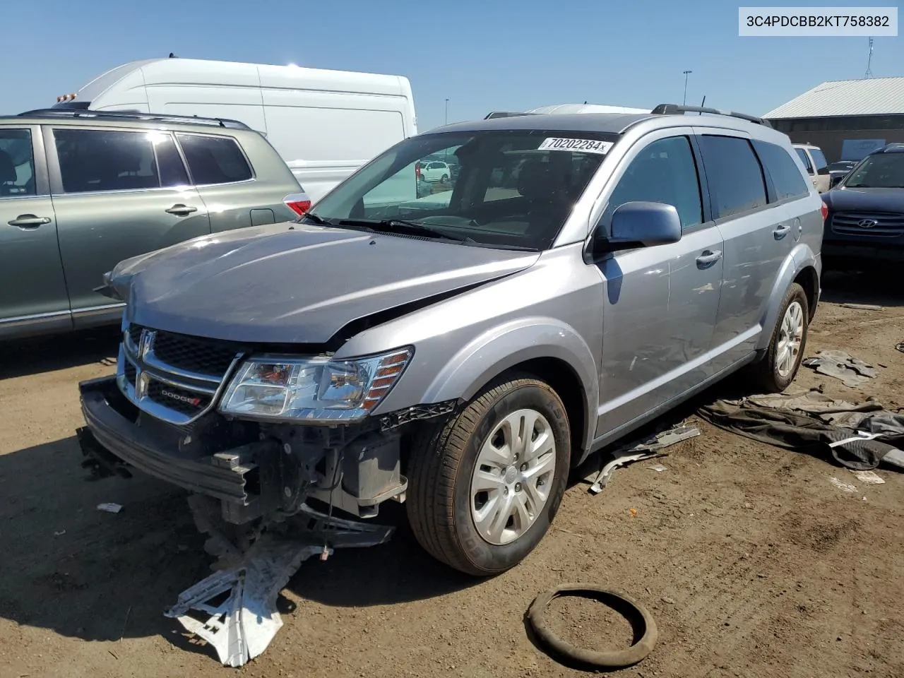 3C4PDCBB2KT758382 2019 Dodge Journey Se