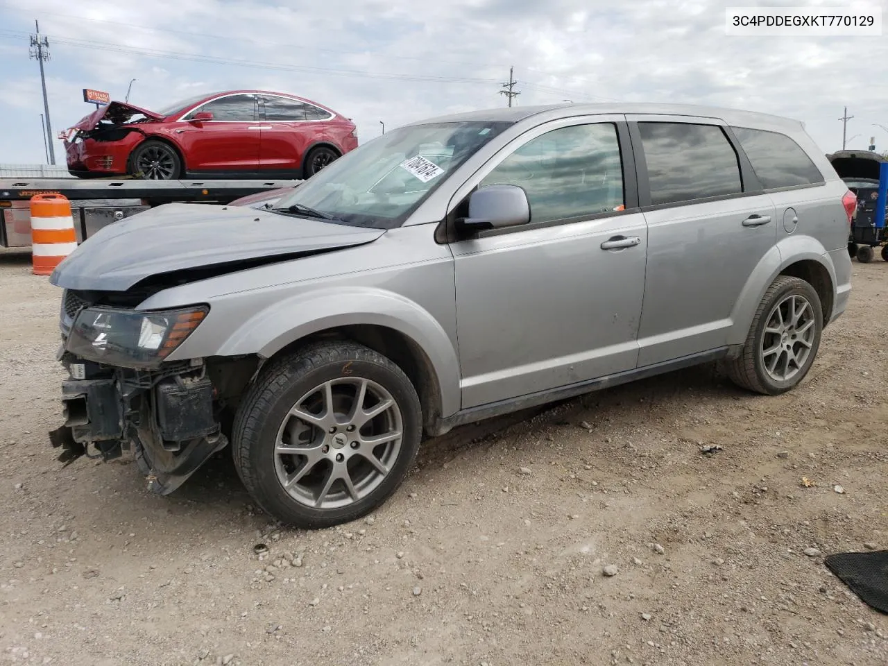 2019 Dodge Journey Gt VIN: 3C4PDDEGXKT770129 Lot: 70641674