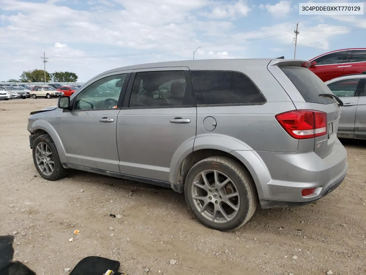 2019 Dodge Journey Gt VIN: 3C4PDDEGXKT770129 Lot: 70641674