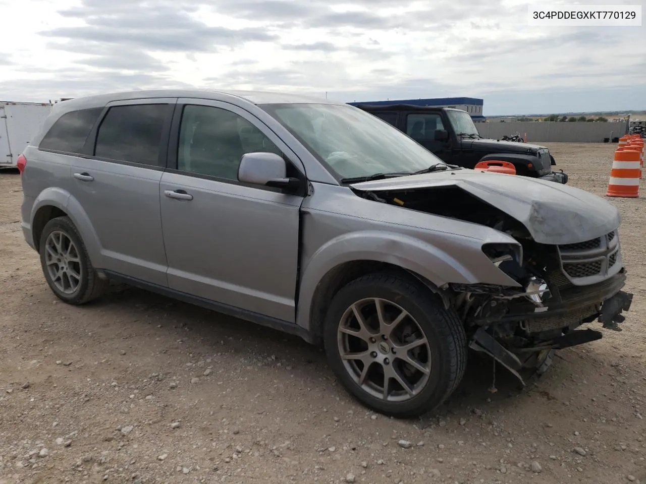 2019 Dodge Journey Gt VIN: 3C4PDDEGXKT770129 Lot: 70641674