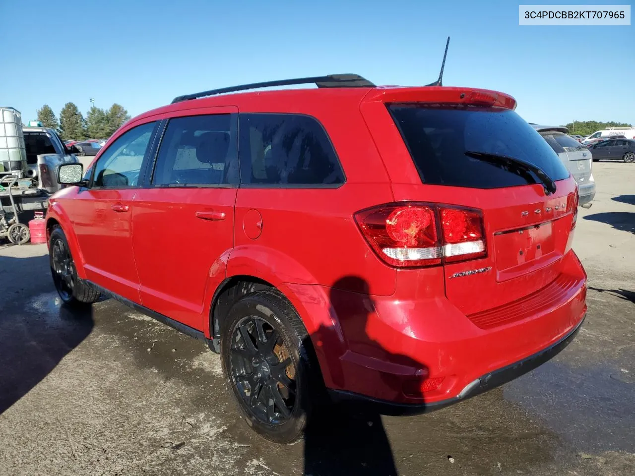 2019 Dodge Journey Se VIN: 3C4PDCBB2KT707965 Lot: 70668924