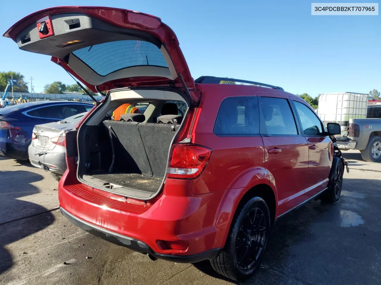 2019 Dodge Journey Se VIN: 3C4PDCBB2KT707965 Lot: 70668924