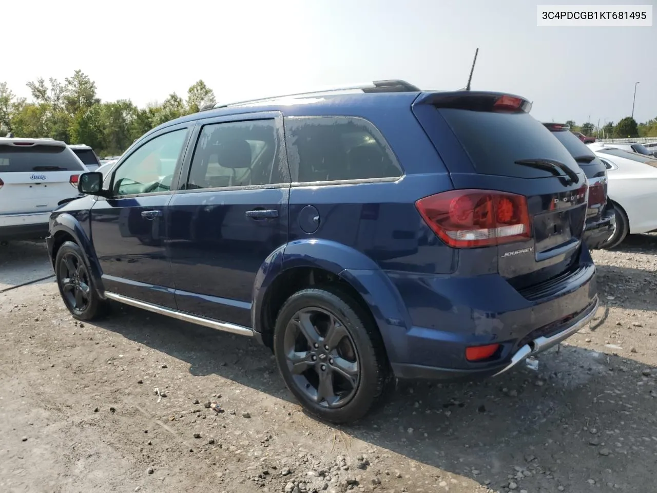 2019 Dodge Journey Crossroad VIN: 3C4PDCGB1KT681495 Lot: 70692674