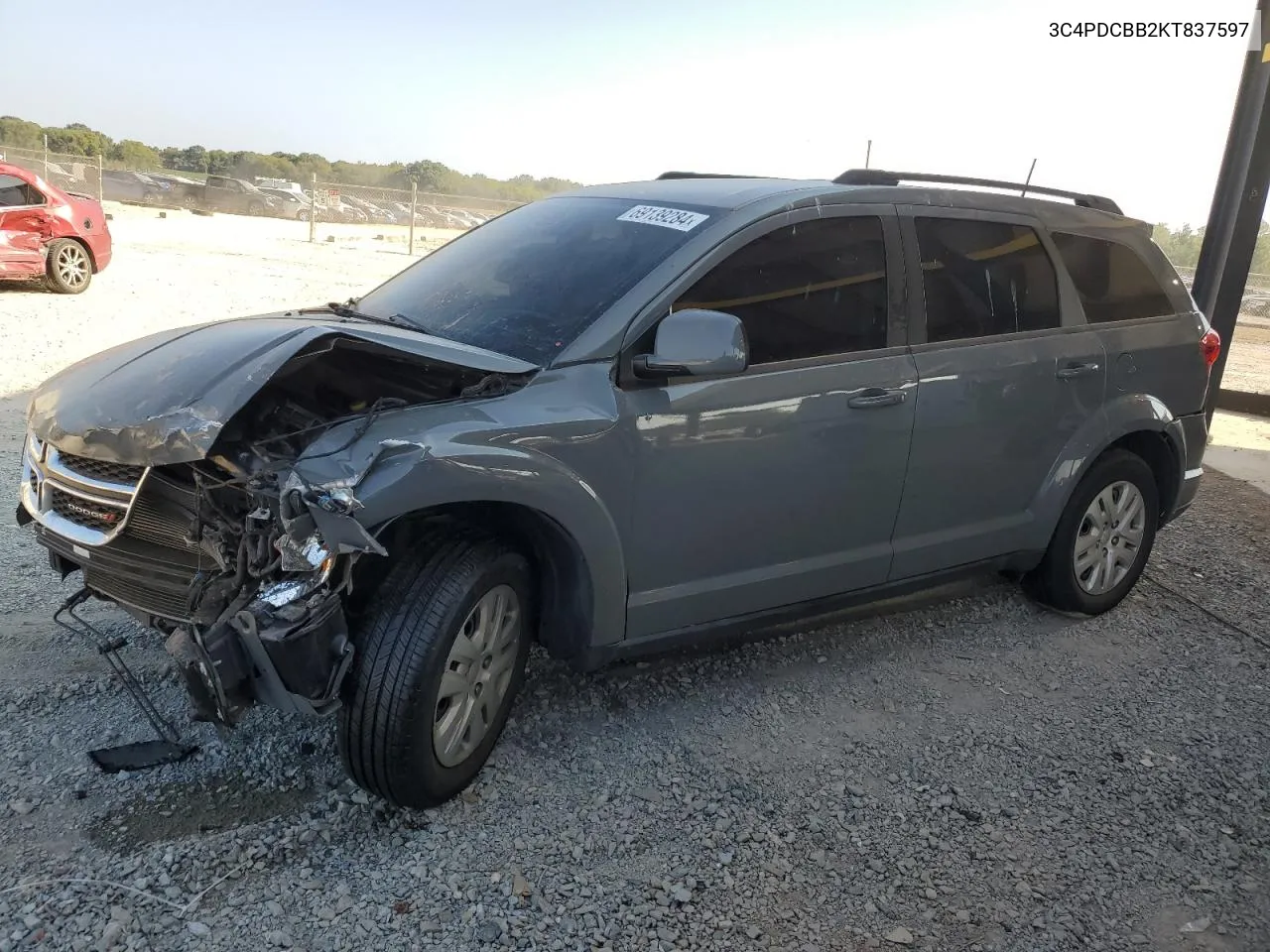 3C4PDCBB2KT837597 2019 Dodge Journey Se