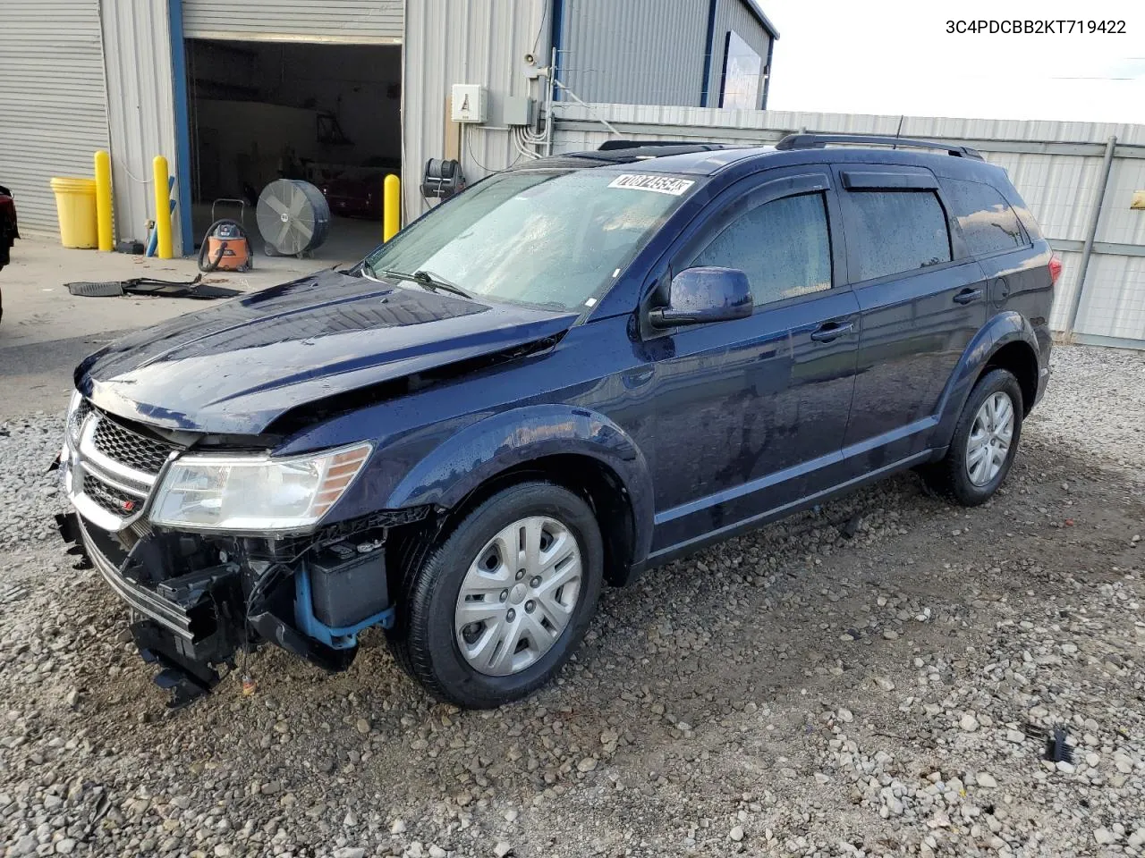 2019 Dodge Journey Se VIN: 3C4PDCBB2KT719422 Lot: 70874554