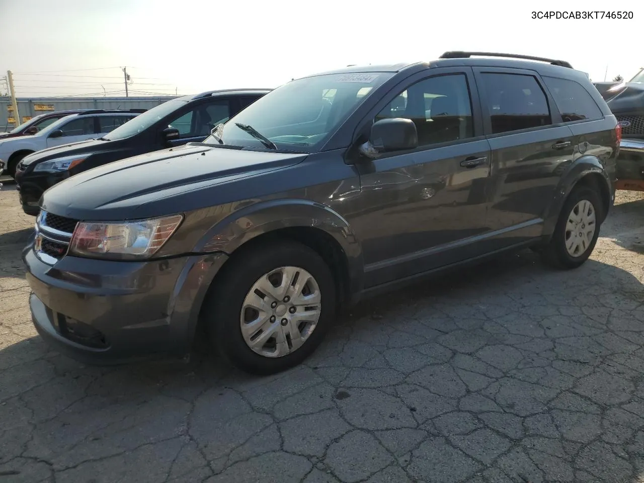 2019 Dodge Journey Se VIN: 3C4PDCAB3KT746520 Lot: 70913484