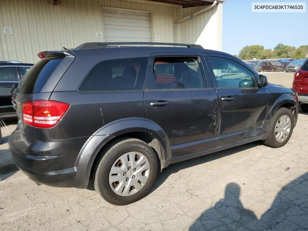 2019 Dodge Journey Se VIN: 3C4PDCAB3KT746520 Lot: 70913484