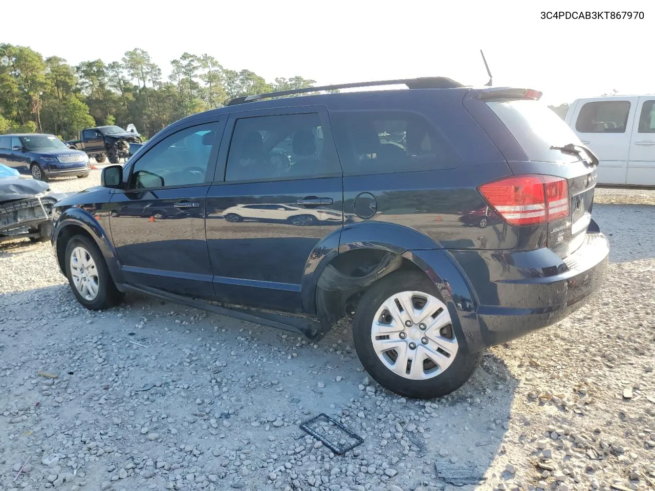 2019 Dodge Journey Se VIN: 3C4PDCAB3KT867970 Lot: 71022404