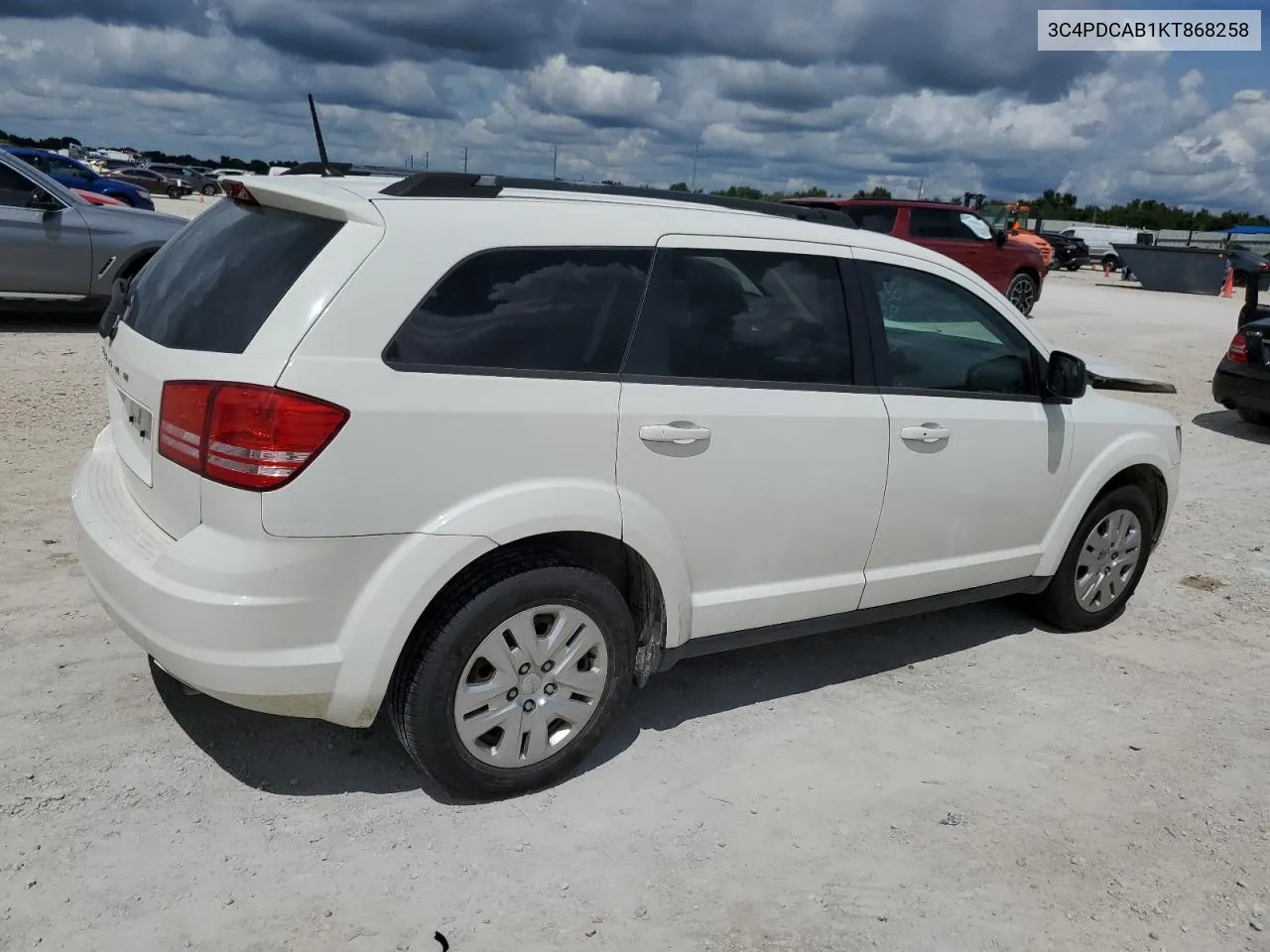 2019 Dodge Journey Se VIN: 3C4PDCAB1KT868258 Lot: 71038604