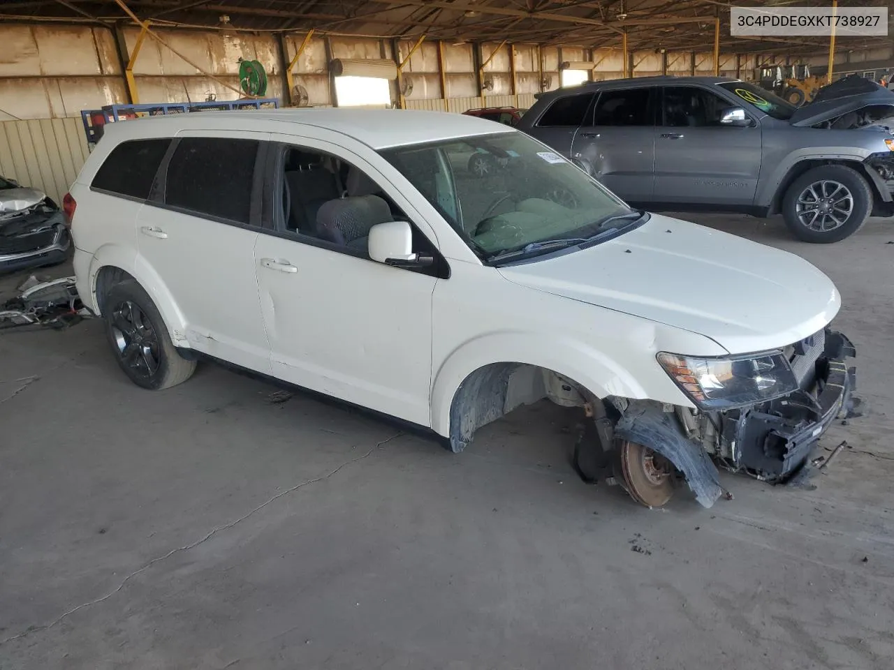 2019 Dodge Journey Gt VIN: 3C4PDDEGXKT738927 Lot: 71069444