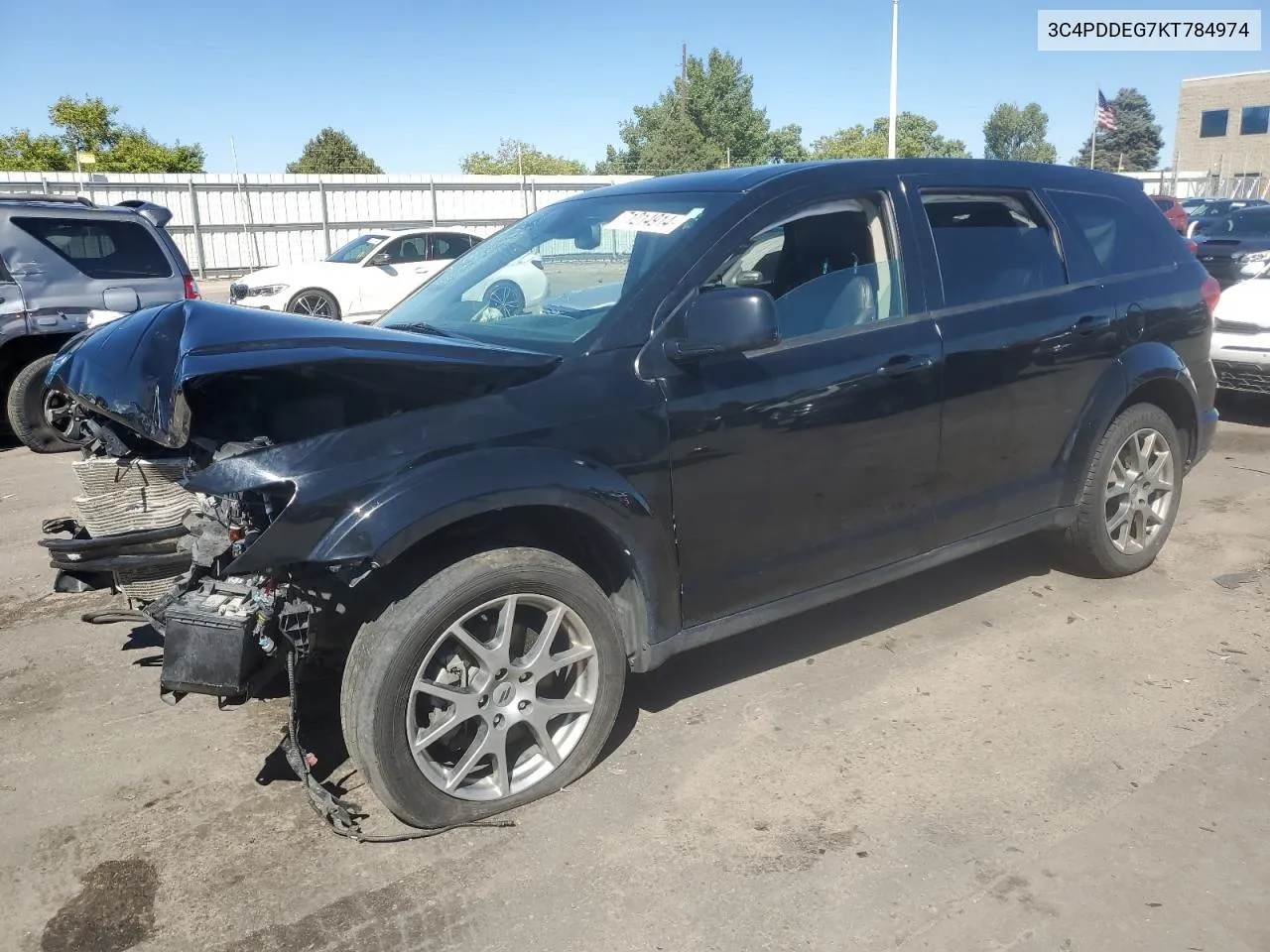 2019 Dodge Journey Gt VIN: 3C4PDDEG7KT784974 Lot: 71214914