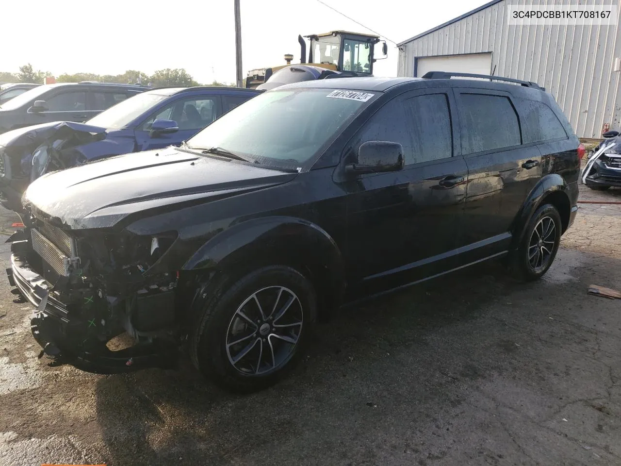 2019 Dodge Journey Se VIN: 3C4PDCBB1KT708167 Lot: 71267704