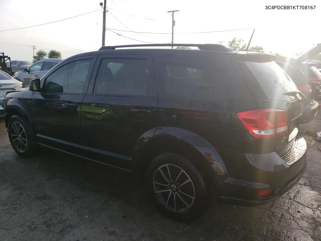 2019 Dodge Journey Se VIN: 3C4PDCBB1KT708167 Lot: 71267704