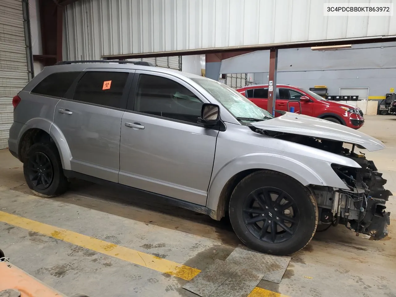 2019 Dodge Journey Se VIN: 3C4PDCBB0KT863972 Lot: 71279594