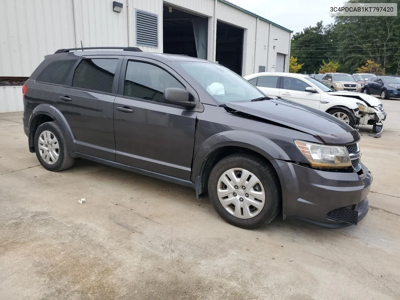 2019 Dodge Journey Se VIN: 3C4PDCAB1KT797420 Lot: 71413224