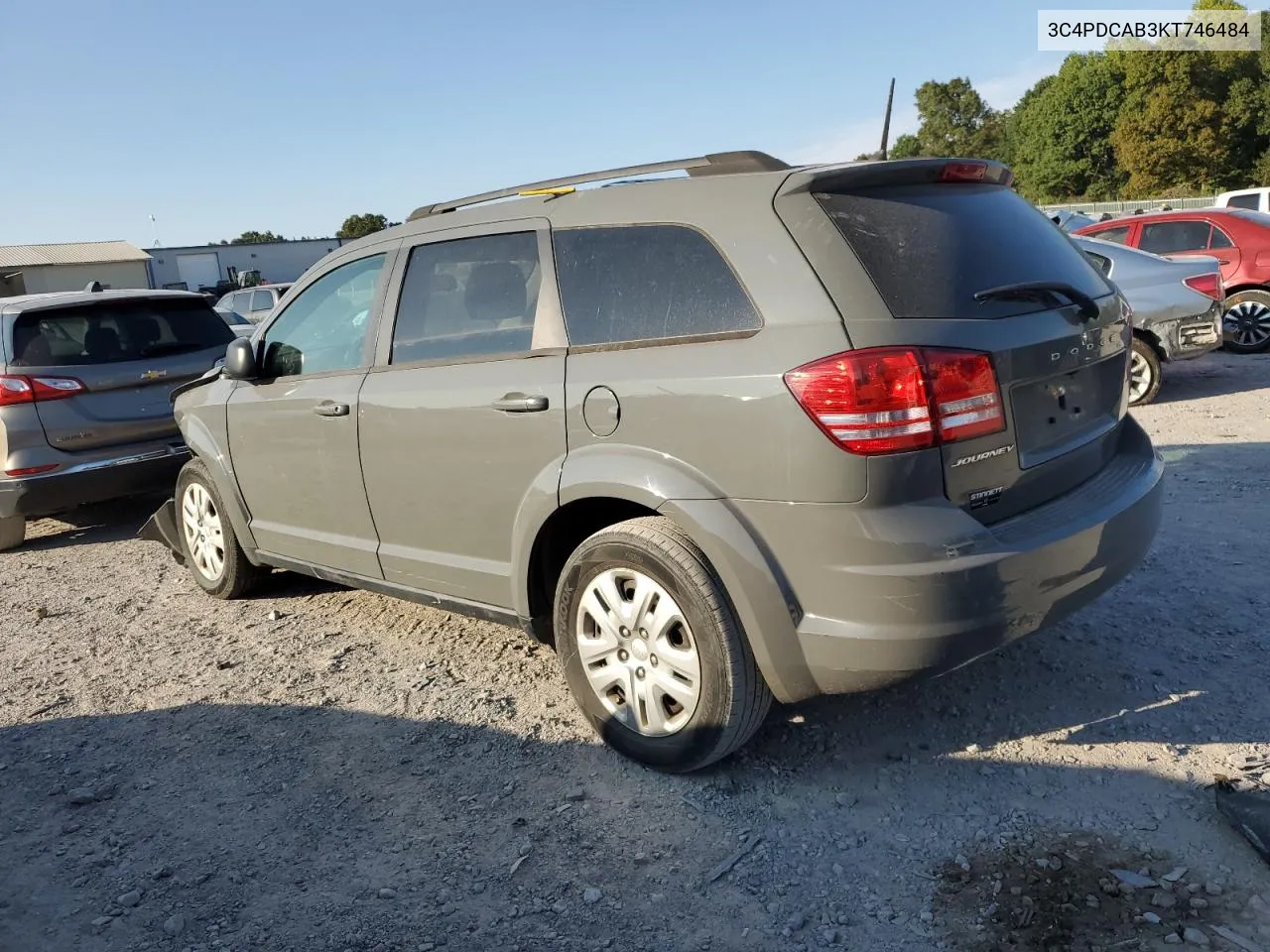 2019 Dodge Journey Se VIN: 3C4PDCAB3KT746484 Lot: 71425054