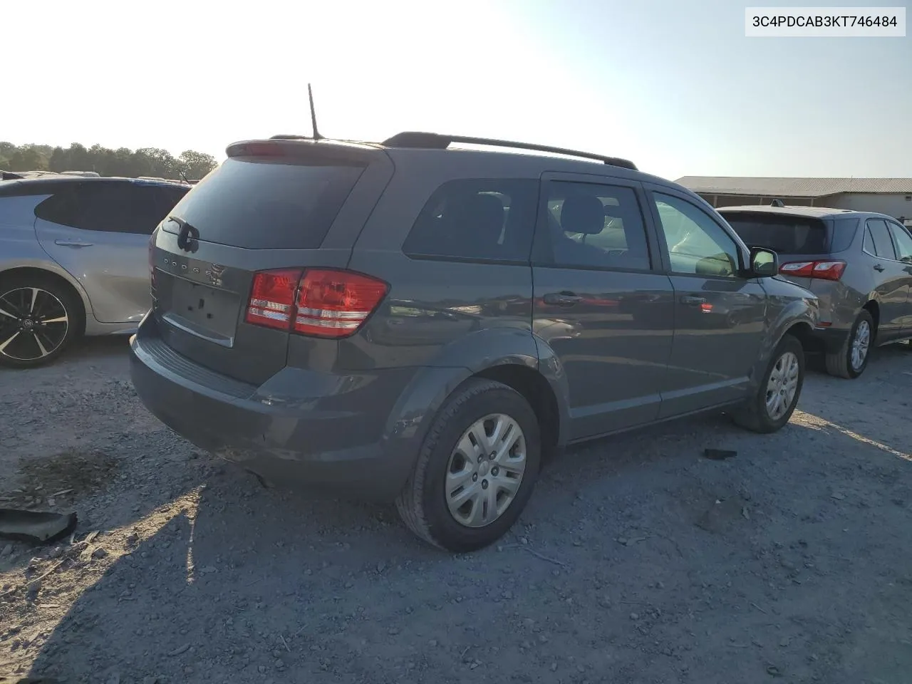 2019 Dodge Journey Se VIN: 3C4PDCAB3KT746484 Lot: 71425054