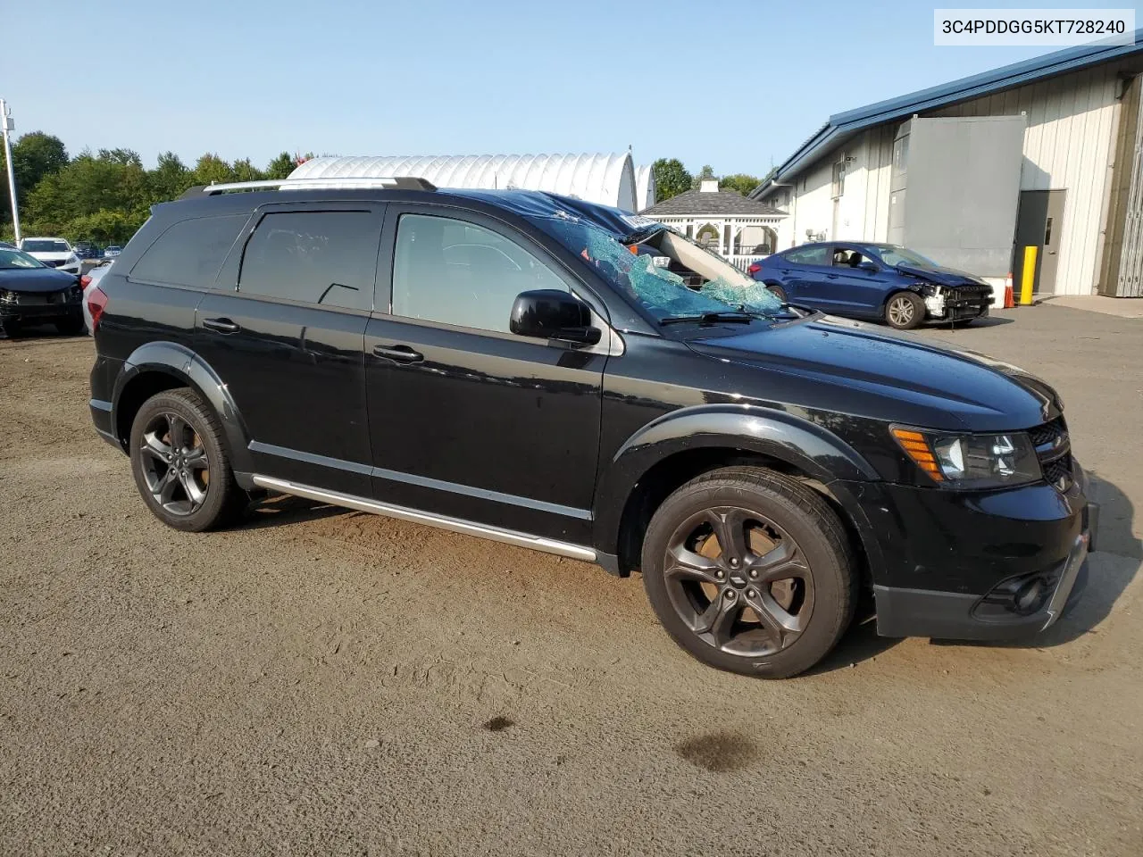 2019 Dodge Journey Crossroad VIN: 3C4PDDGG5KT728240 Lot: 71451664