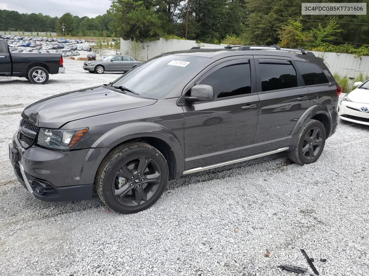 2019 Dodge Journey Crossroad VIN: 3C4PDCGB5KT731606 Lot: 71531614