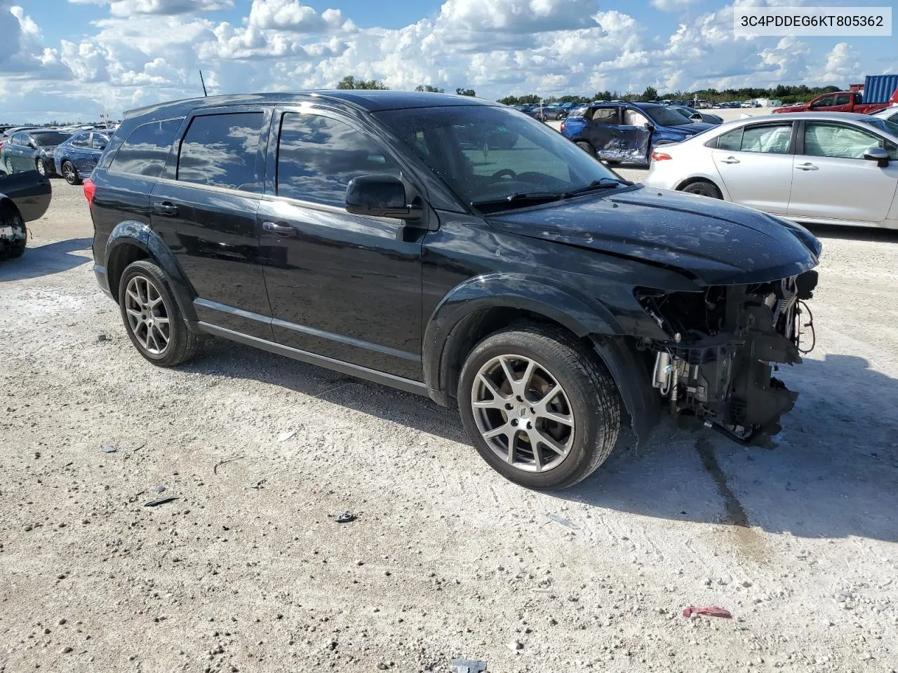 2019 Dodge Journey Gt VIN: 3C4PDDEG6KT805362 Lot: 71586684