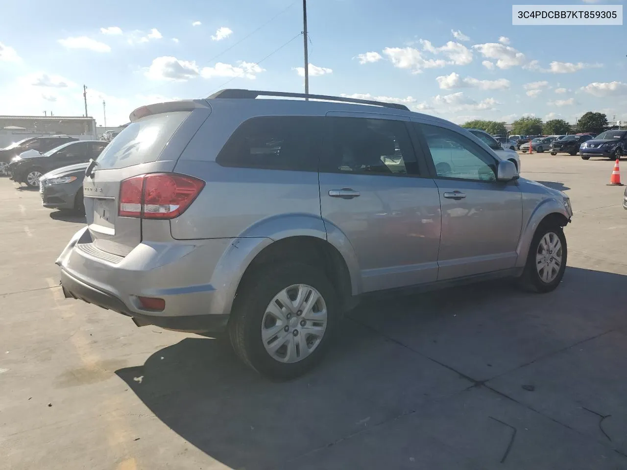 2019 Dodge Journey Se VIN: 3C4PDCBB7KT859305 Lot: 71602774