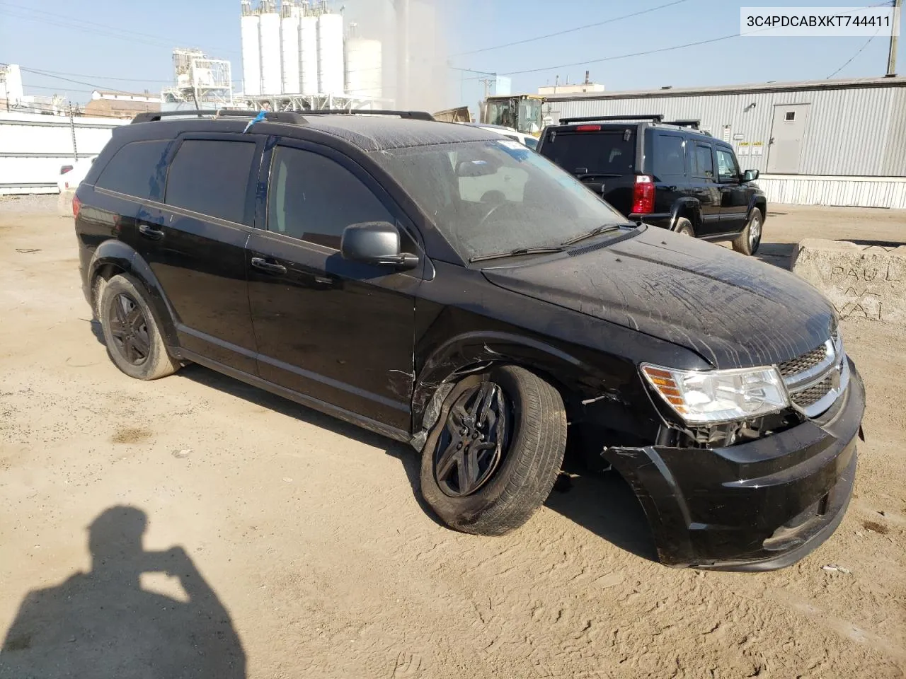 2019 Dodge Journey Se VIN: 3C4PDCABXKT744411 Lot: 71637764