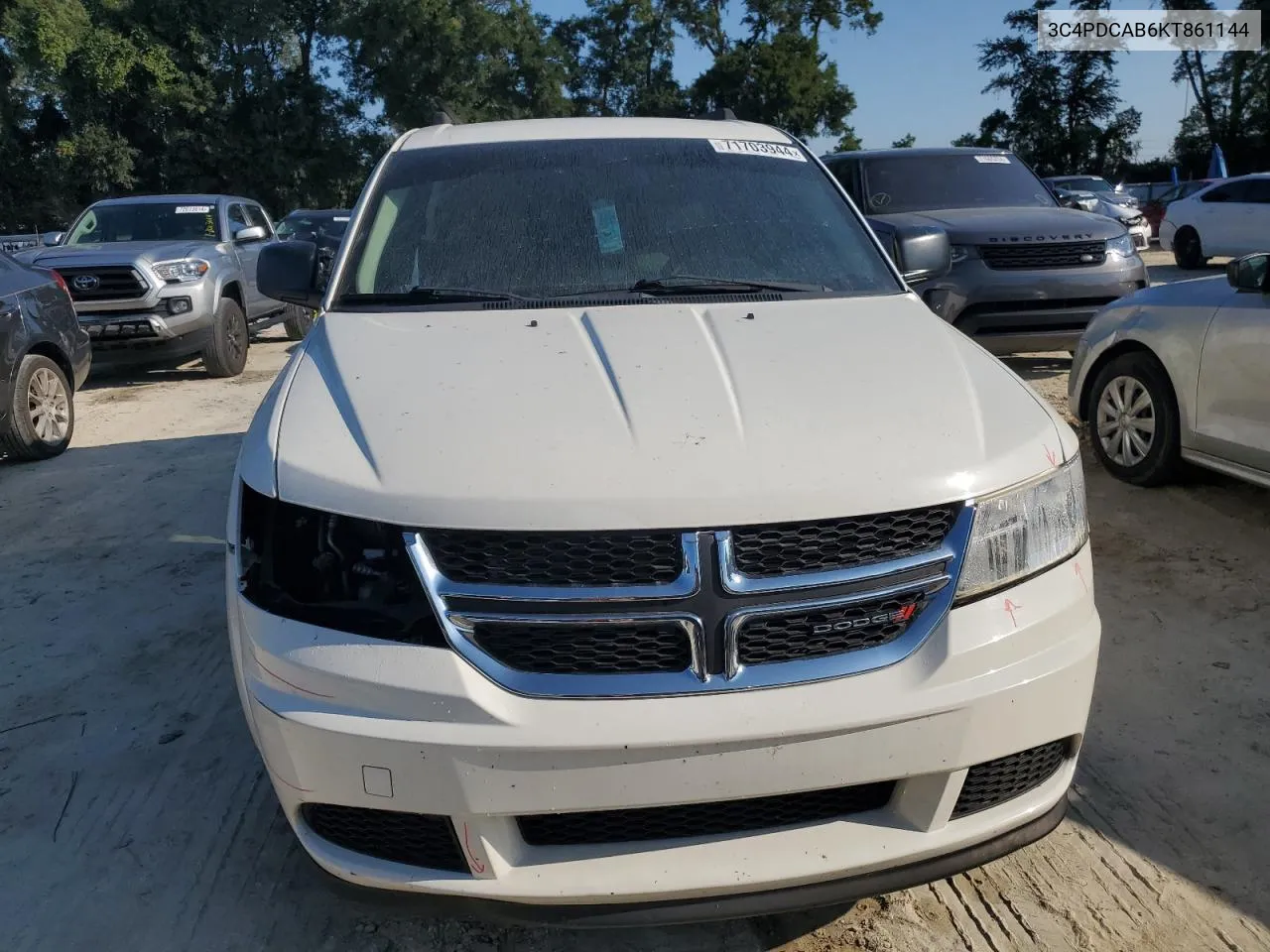 2019 Dodge Journey Se VIN: 3C4PDCAB6KT861144 Lot: 71703944