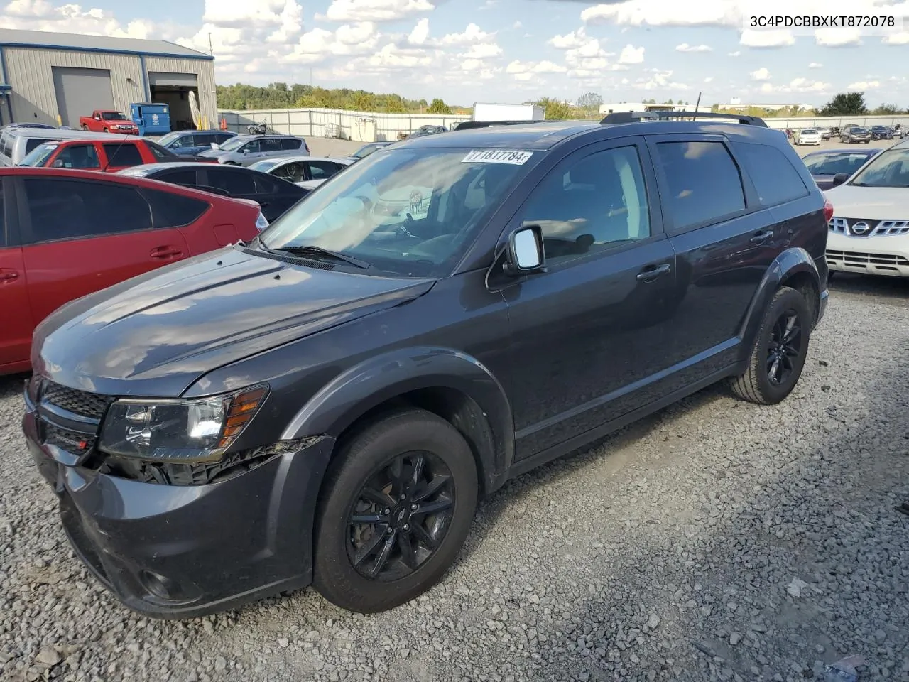 2019 Dodge Journey Se VIN: 3C4PDCBBXKT872078 Lot: 71817784