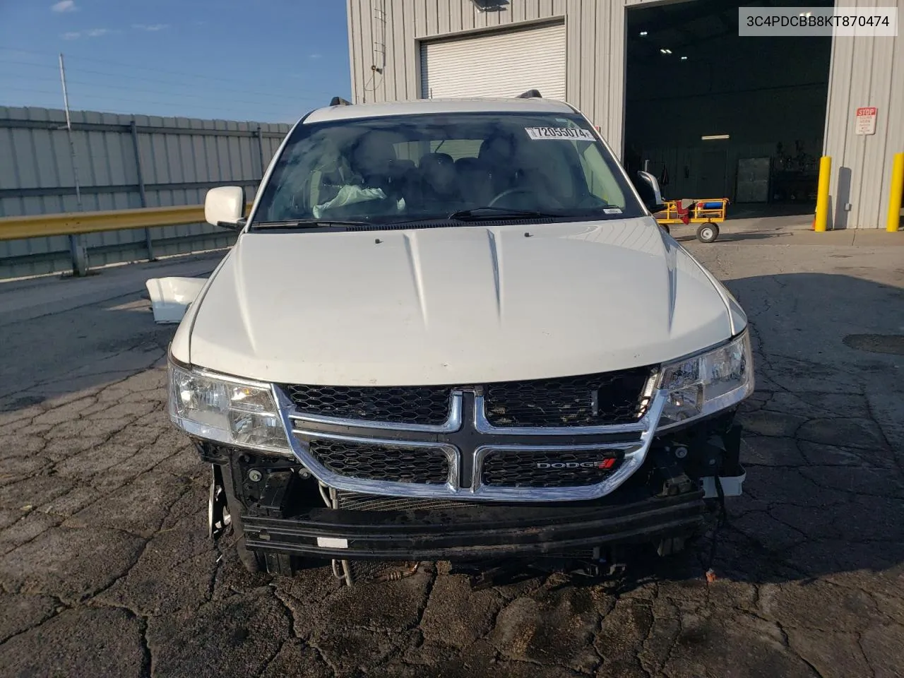 2019 Dodge Journey Se VIN: 3C4PDCBB8KT870474 Lot: 72055074