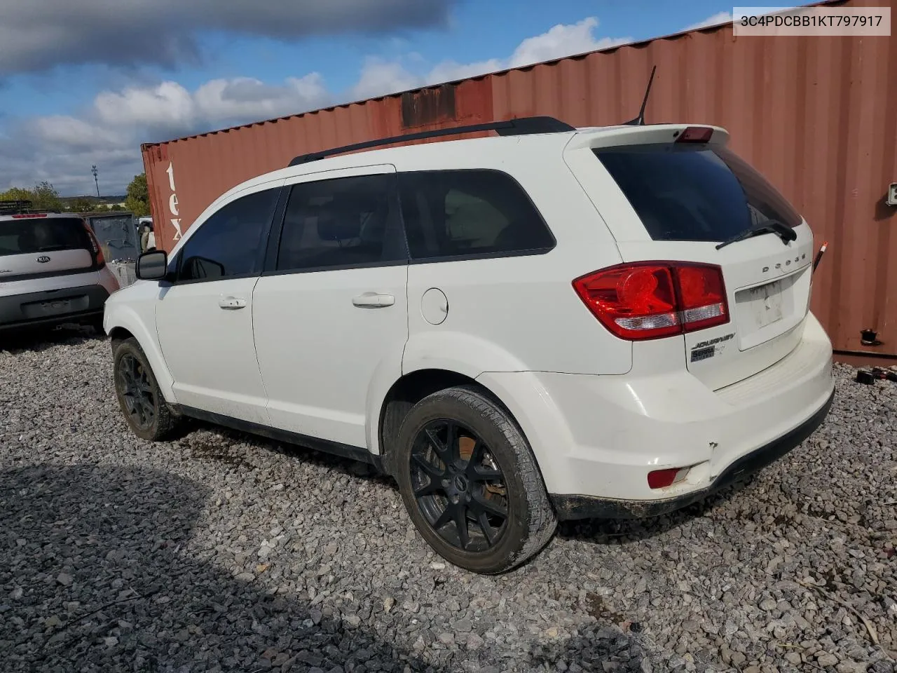 2019 Dodge Journey Se VIN: 3C4PDCBB1KT797917 Lot: 72155144