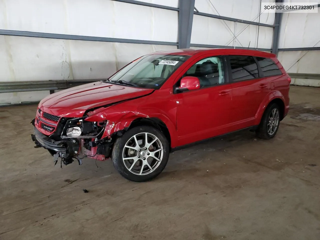 3C4PDDEG4KT732301 2019 Dodge Journey Gt